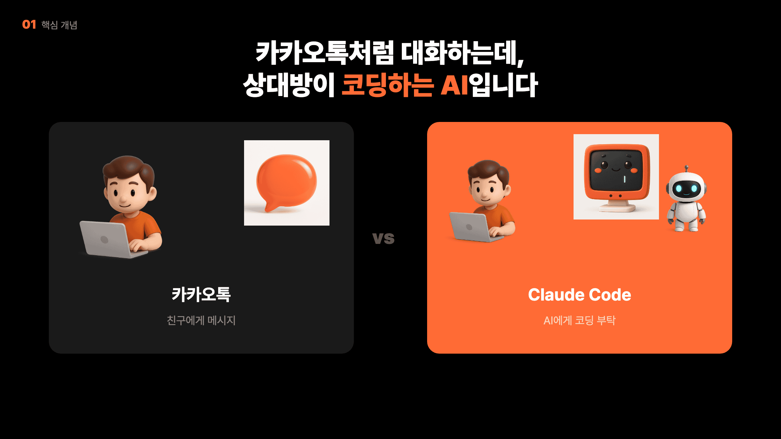 카카오톡처럼 대화하지만 상대방이 코딩하는 AI — Claude Code의 핵심 개념