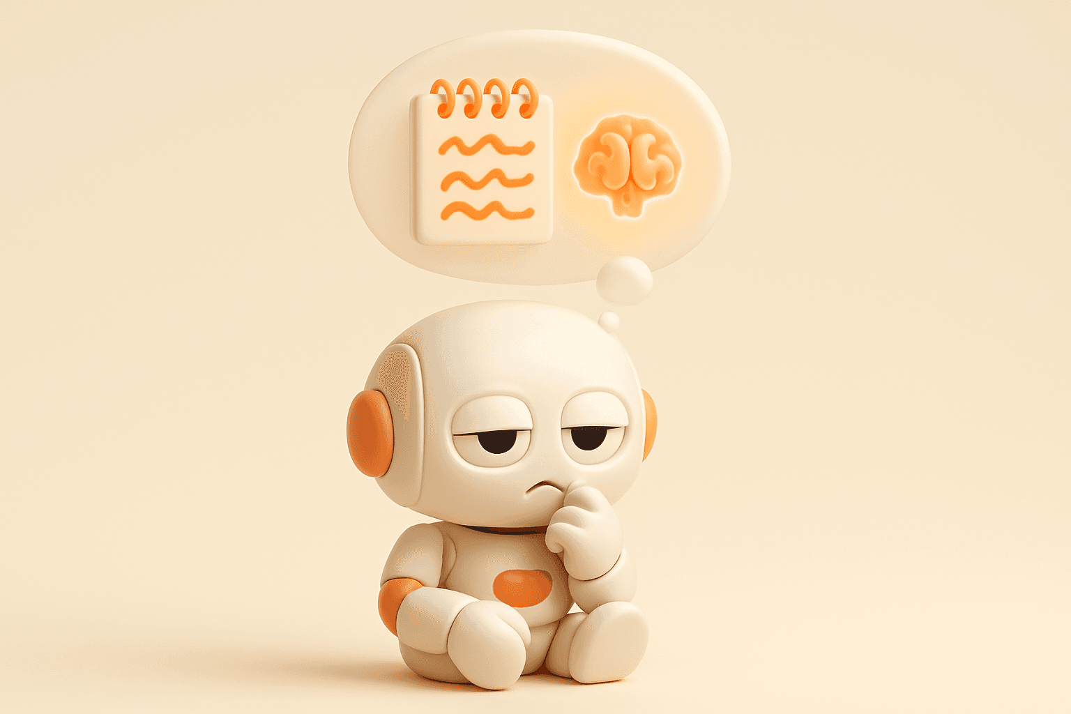 클로드가 답하기 전 머릿속 메모지에 추론 과정을 써보는 모습 — 속 생각은 사용자 눈엔 안 보이지만 실제로 돌아가는 과정